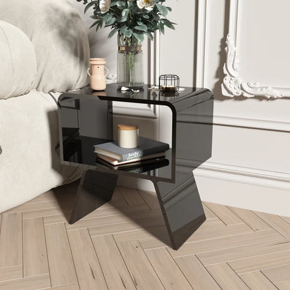 Nordic Furniture Acrylic Coffee Table Living Room Furniture Transparent Sofa Side Table Creative Home Accessories Bedside Tables