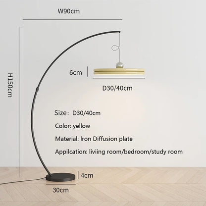 Nordic Minimalism LED Floor Lamps Modern Light Luxury Living Room Fishing Lamp Bedroom Vertical Table Home Decor Lights Fixtures