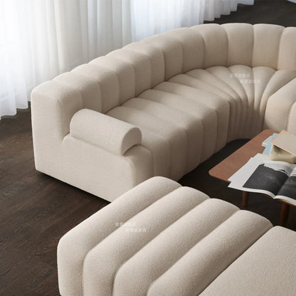 Nordic Modern Modular Sofa Italian Minimalist Internet Famous Piano Key Sofa Creative Designer Curved Sofa Combination