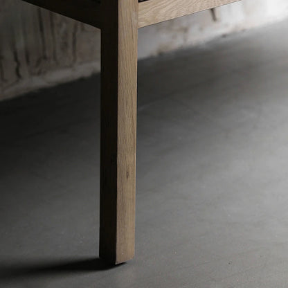 Retro Massief Hout Rotan Garderobe kast