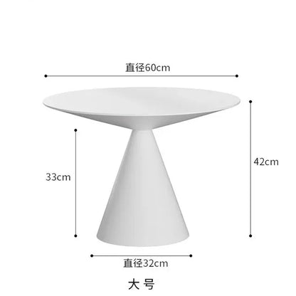 Ronde Licht Luxe Metalen Salontafel Woonkamer Meubels Sofa Bijzettafel Een Paar Balkon Theetafel Slaapkamer Nachtkastje
