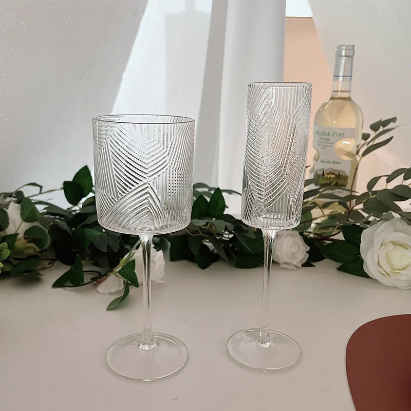 Hoge Glazen Champagne Cocktail Fruit Tumbler Sap Bubble Koude Drink Thuis Wijnglas Gift Rode Wijn Glazen Whisky Cups