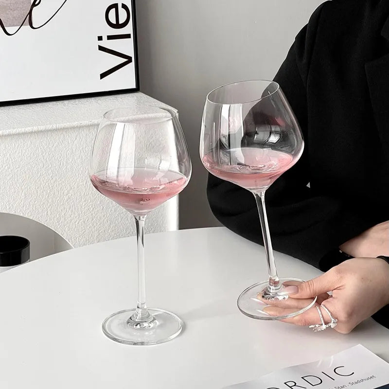 Nordic Style Rode Wijn Glazen Beker Big Buik Rode Wijn Glazen Beker Luxe Glazen Beker Grote Capaciteit Wijnglas Bekers Bar Home Tools
