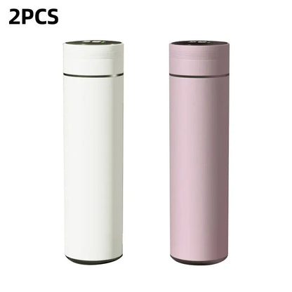 500Ml Slimme Waterfles Rvs Thermos Temperatuur Display Lekvrije Vacuümkolven Koffiekopje Melk Mok Kerstcadeau