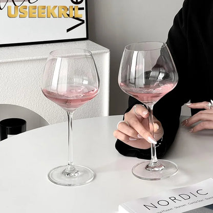 Nordic Style Rode Wijn Glazen Beker Big Buik Rode Wijn Glazen Beker Luxe Glazen Beker Grote Capaciteit Wijnglas Bekers Bar Home Tools