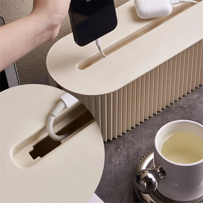 Nordic Plug Board Opbergdoos Kabel Wire Organizer Case Socket Draadloze Wifi Router Armband Desktop Data Line Plug Houder Plank