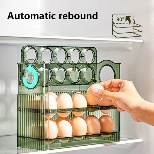 Ei Opbergdoos Koelkast Organizer Voedsel Containers Ei Vers Bewaardoos Houder Dispenser Keuken Opbergdozen