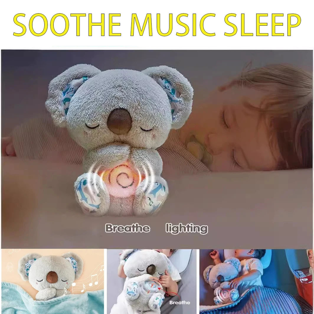 Baby Pacify Ademhaling Konijn Pop Kalmeert Otter Knuffel Kinderen Rustgevende Muziek Slaap Metgezel Speelgoed Beer Knuffel Voor Kinderen