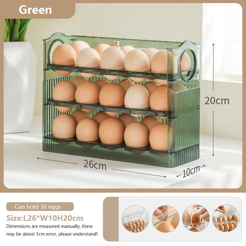 Ei Opbergdoos Koelkast Organizer Voedsel Containers Ei Vers Bewaardoos Houder Dispenser Keuken Opbergdozen