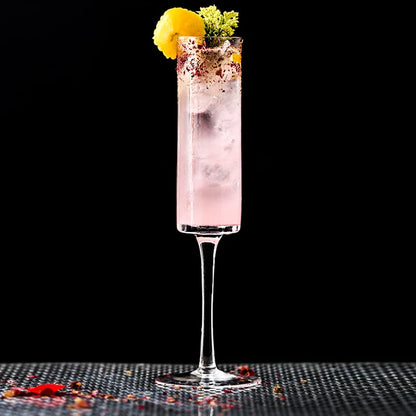 Rechte Champagneglazen Beker, Cocktailglazen, Bar Bubble Cup, Bruiloft Wijnglas, Restaurant Drinkwaren