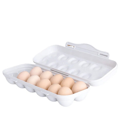 Eierlade Houder Ei Opbergdoos Koelkast Crisper Opslag Container Camping Picknick Bbq Schokbestendig Ei Houder Box Organisatie