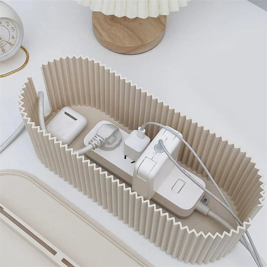 Nordic Plug Board Opbergdoos Kabel Wire Organizer Case Socket Draadloze Wifi Router Armband Desktop Data Line Plug Houder Plank