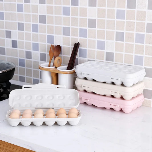 Eierlade Houder Ei Opbergdoos Koelkast Crisper Opslag Container Camping Picknick Bbq Schokbestendig Ei Houder Box Organisatie