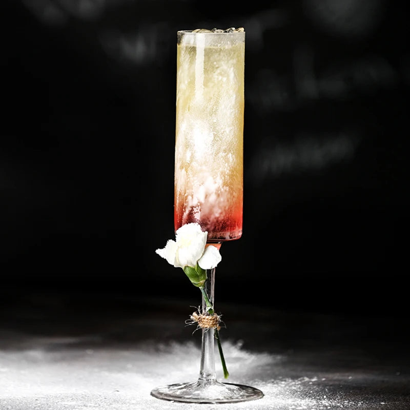 Rechte Champagneglazen Beker, Cocktailglazen, Bar Bubble Cup, Bruiloft Wijnglas, Restaurant Drinkwaren