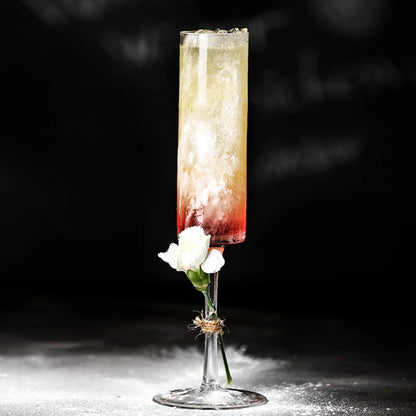 Rechte Champagneglazen Beker, Cocktailglazen, Bar Bubble Cup, Bruiloft Wijnglas, Restaurant Drinkwaren