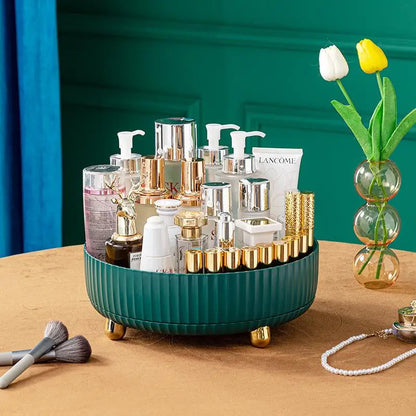 Roterende Cosmetische Organizer Licht Luxe Parfum Huidverzorging Organizer Transparant Make-Up Opbergvak Voor Sieraden Aromatherapie