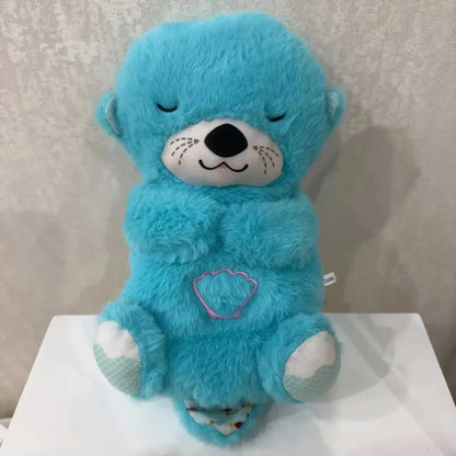 Baby Pacify Ademhaling Konijn Pop Kalmeert Otter Knuffel Kinderen Rustgevende Muziek Slaap Metgezel Speelgoed Beer Knuffel Voor Kinderen