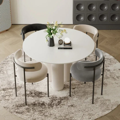 Simply ronde tafel Dunia wit