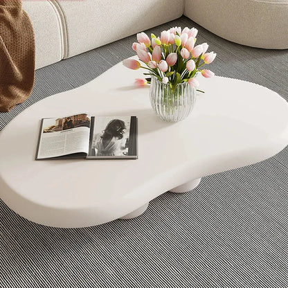 Simple Modern Cloud Shaped Coffee Tables for Living Room Luxury Center Table White Sofa Side Table Kawaii Room Decor Furniture