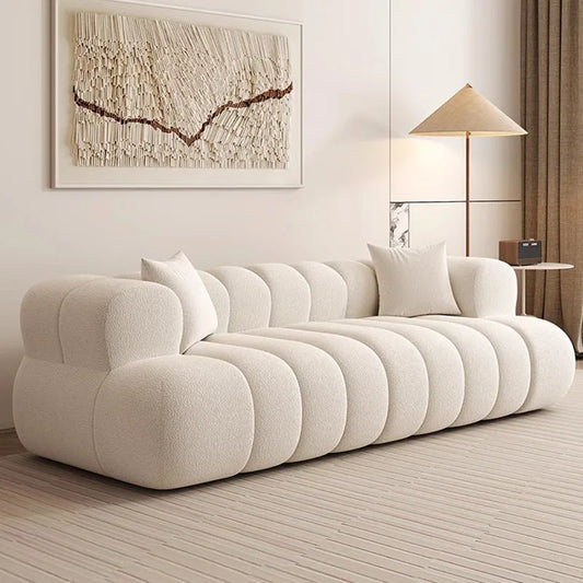 Simple Modern Lazy Sofas Nordic Velvet Two Seater Recliner Living Room Sofas Floor Reading Lounge Divani Da Soggiorno Furniture