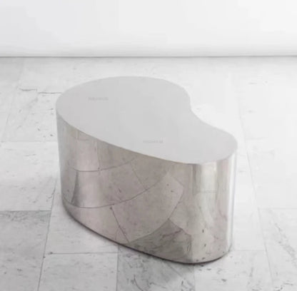 Stainless Steel Mirror Coffee Tables Luxury Living Room Furniture Nordic Designer Corner Table Home Sofa Side Table Decoration