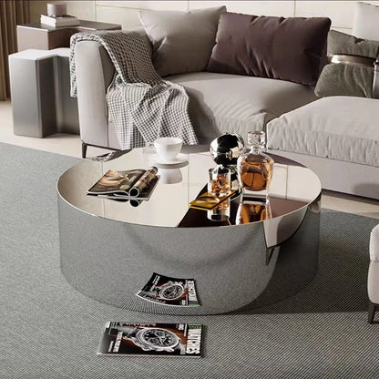 Stainless Steel Mirror Coffee Tables Luxury Living Room Furniture Nordic Designer Corner Table Home Sofa Side Table Decoration