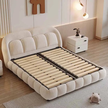 Storage Unique Beds Modern Luxury Queen Sized Bed Organizer Frames Headboard Lit Intelligent Multifonctions Home Decoration