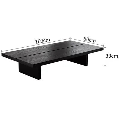Wooden Black Coffee Table Rectangle Simple Regale Corner Sofa Tray Side Table Large Unique Mueble Salon Living Room Accessories