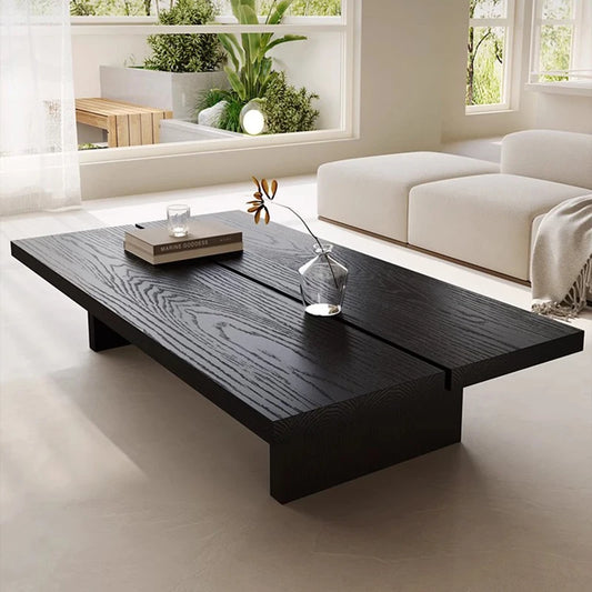 Wooden Black Coffee Table Rectangle Simple Regale Corner Sofa Tray Side Table Large Unique Mueble Salon Living Room Accessories