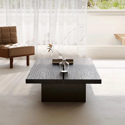 Wooden Black Coffee Table Rectangle Simple Regale Corner Sofa Tray Side Table Large Unique Mueble Salon Living Room Accessories