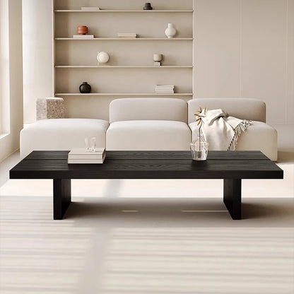 Wooden Black Coffee Table Rectangle Simple Regale Corner Sofa Tray Side Table Large Unique Mueble Salon Living Room Accessories