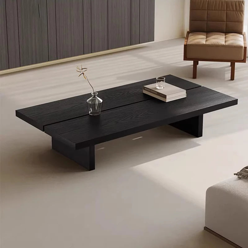Wooden Black Coffee Table Rectangle Simple Regale Corner Sofa Tray Side Table Large Unique Mueble Salon Living Room Accessories