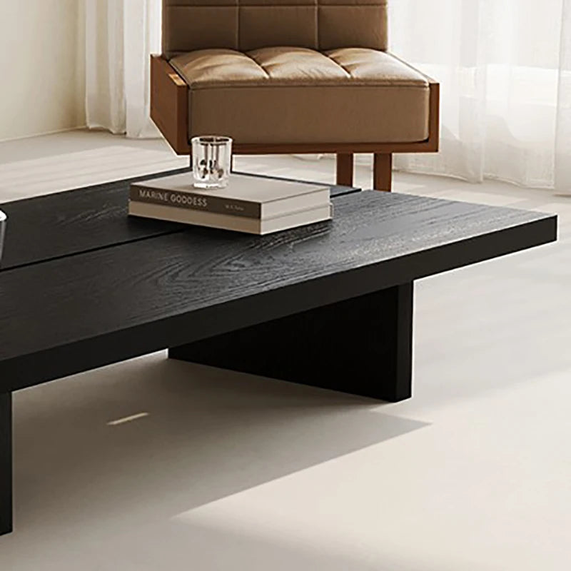 Wooden Black Coffee Table Rectangle Simple Regale Corner Sofa Tray Side Table Large Unique Mueble Salon Living Room Accessories